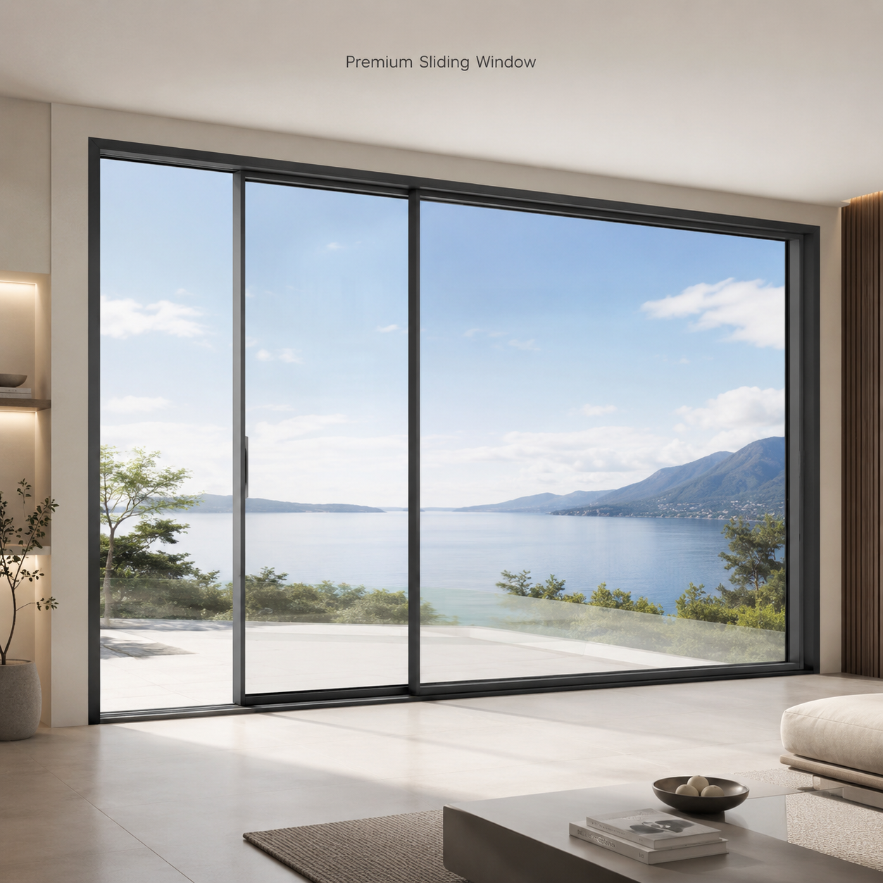 Hurricane Impact Aluminum Windows Double Glass Sliding Window Aluminium Sliding Windows for Houses Kitchen Bedroom Living Room
