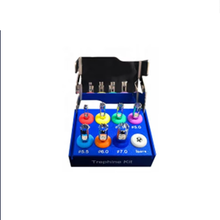 Dentem Dental Implant Kit Trephine Kit  Powder Bone Concentrator Dental Implant Collects Bone Mini Burs Kit Series