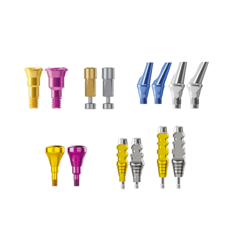 Megagen Bluediamond Best Price OEM Healing Abutment Closure Cap Impression Post Cementable Straight/Angled Implant Analog