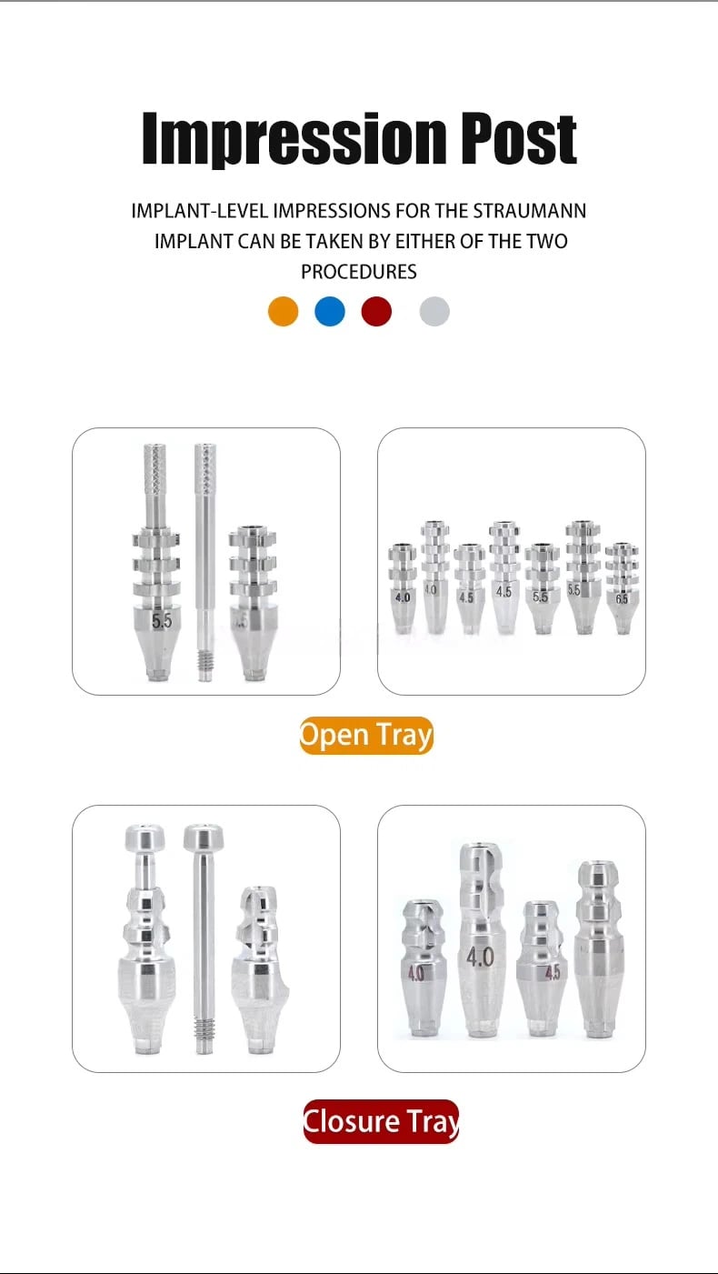 product cementable straight angle implant oem implant analog bright dentium superline simple line cementable abuntment implantium-5
