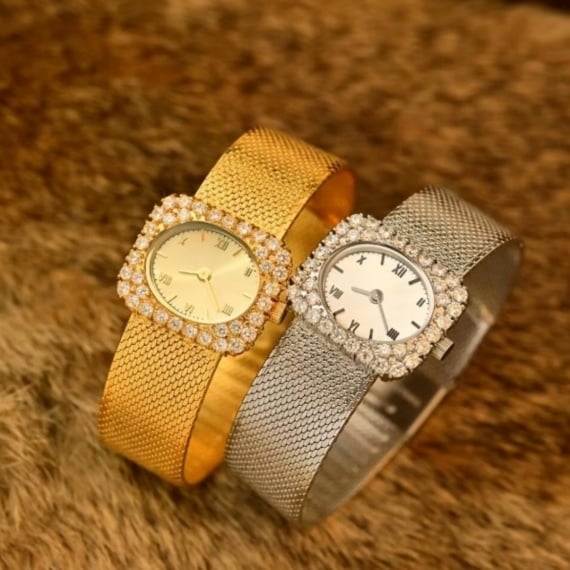 Vintage-inspired Diamond Watch, Classic And Elegant