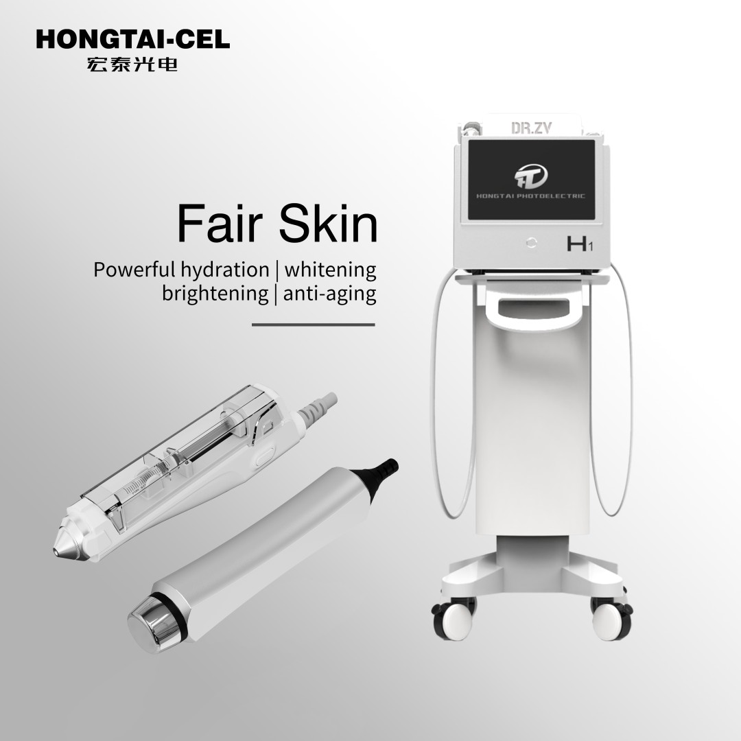 Máy Hydra mặt chuyên dụng 2 trong 1 cho tiệm làm đẹp, kết hợp kỹ thuật mesotherapy không kim bằng dòng phun áp lực cao