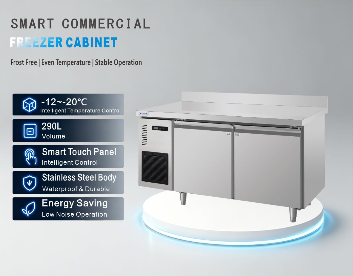 TD-18 395L Air-Cooled Horizontal Freezer Worktable