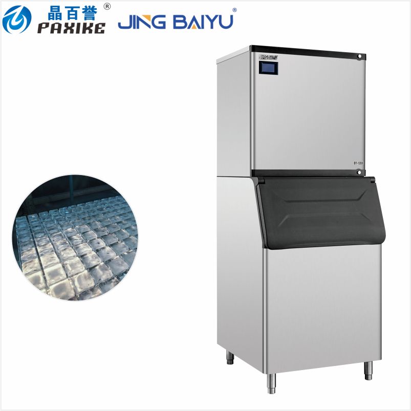 BY-1200W(F) Kubik buz hazırlayıcı, bölünmüş tip, 520 kq/24 saat, suyla soyudulur