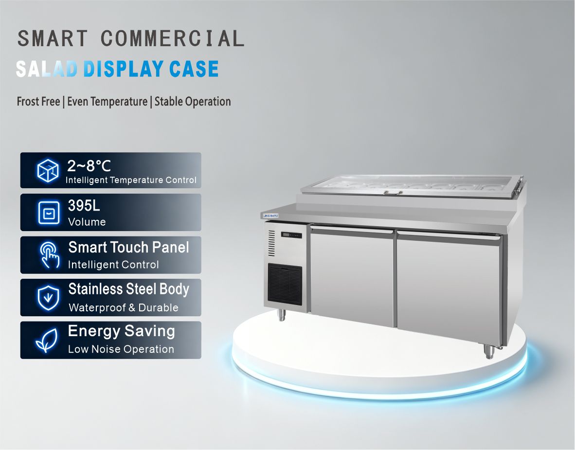 TS-18 395L Air-cooled Horizontal Fruit & Salad Refrigerator