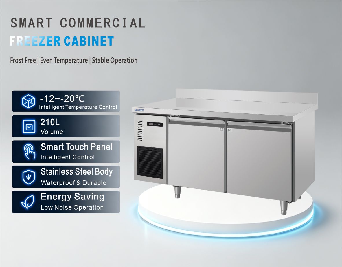 TD-12 220L Air-Cooled Horizontal Freezer Worktable