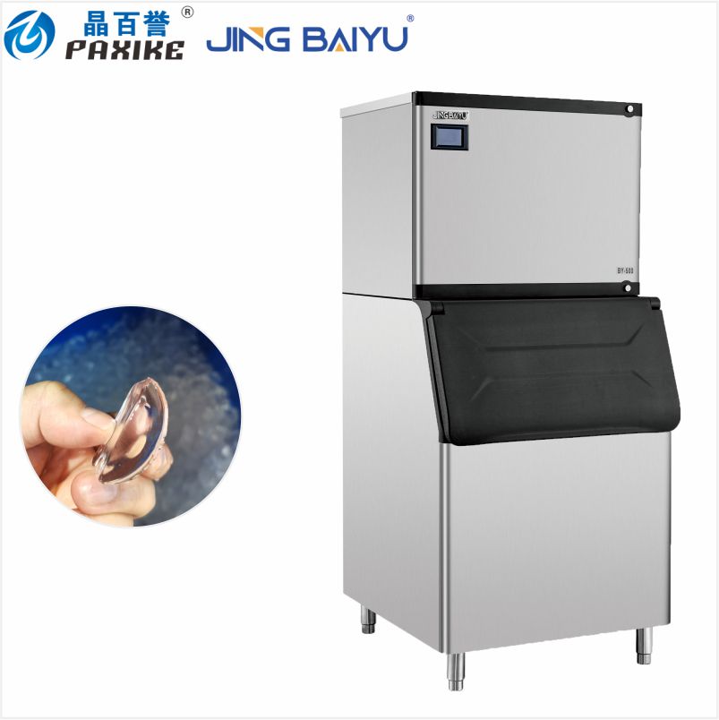 BY-500W(Y) Ayrılmış Tip Ayıq Şəkilli İstehsalçı, 220 kq/24 saat, suyla soyudulur