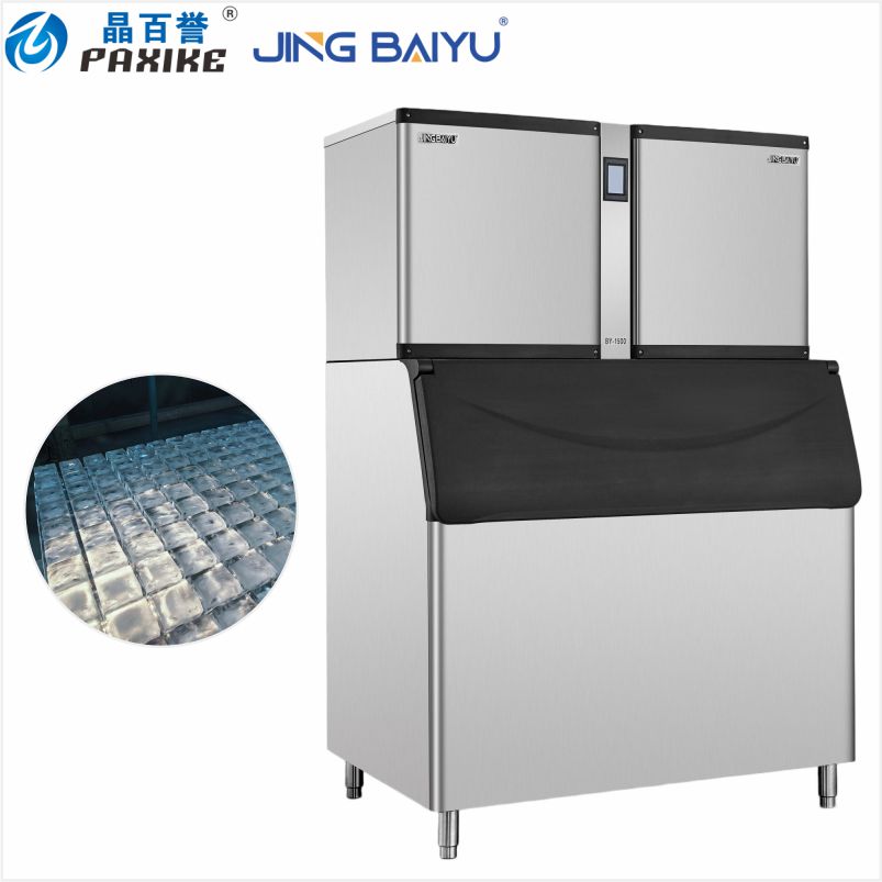 BY-1500W(F) Kubik buz hazırlayıcı, bölünmüş tip, 650 kq/24 saat, suyla soyudulur