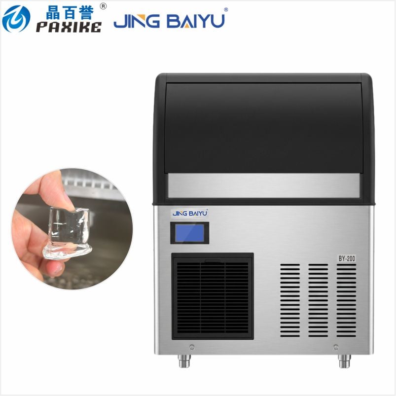 BY-200A(R) Cylinder Ice Maker One-piece 90kg/24h Air-cooling