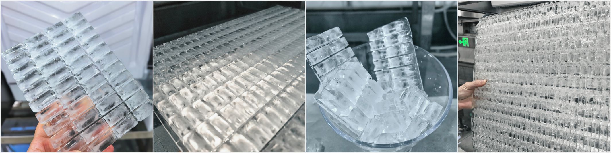 BY-1500W(B) Split Type Half Cube Ice Maker 650kg/24h Water-cooling
