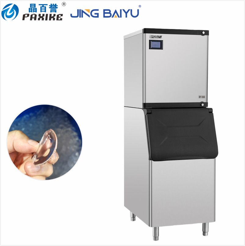 BY-350W(Y) Ayrılmış Tip Ayıq Şəklində Buz Hazırlayıcı, 150 kg/24 saat, Suyla Soyudulur