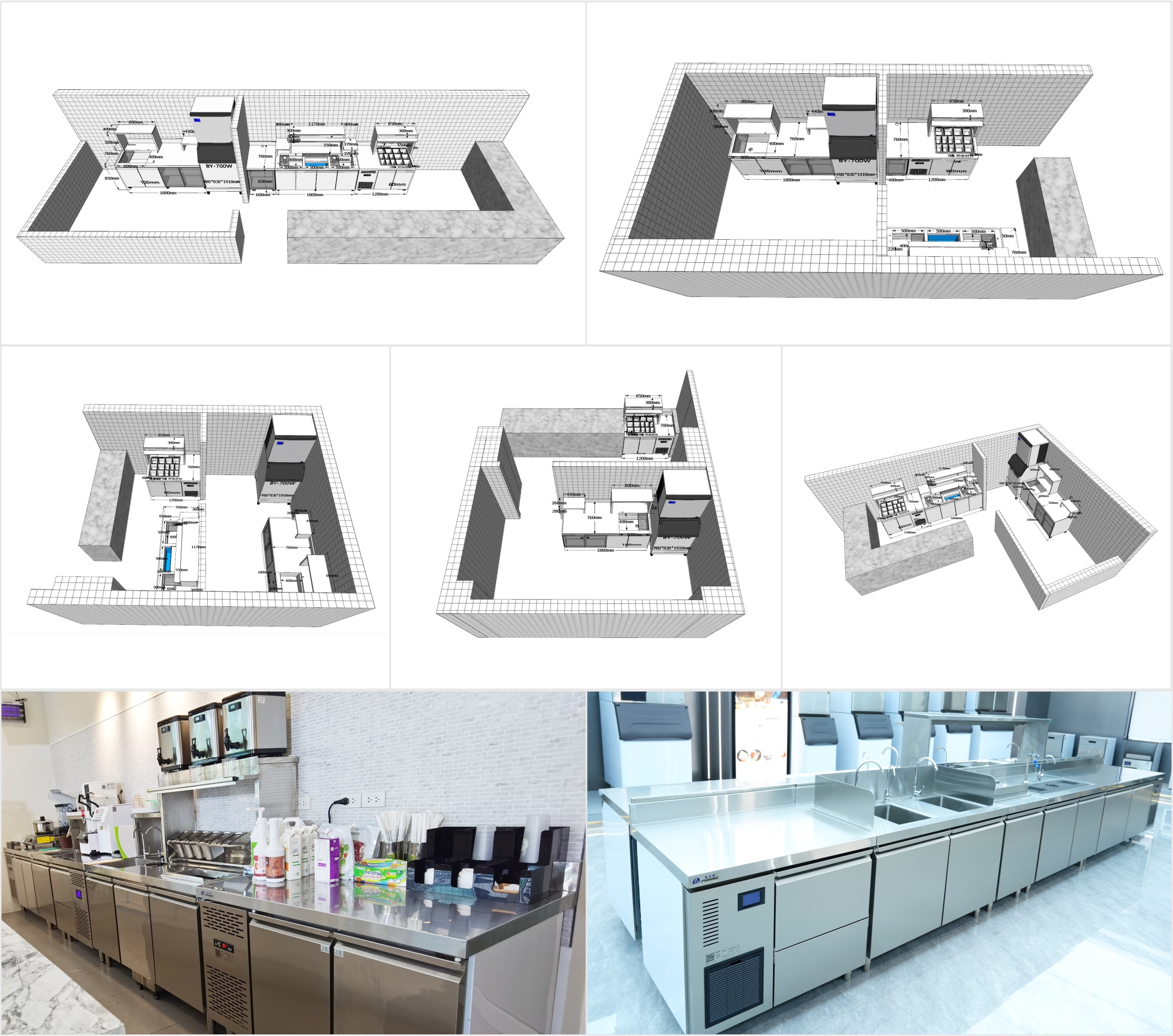 CZT-04 Stainless Steel Worktable