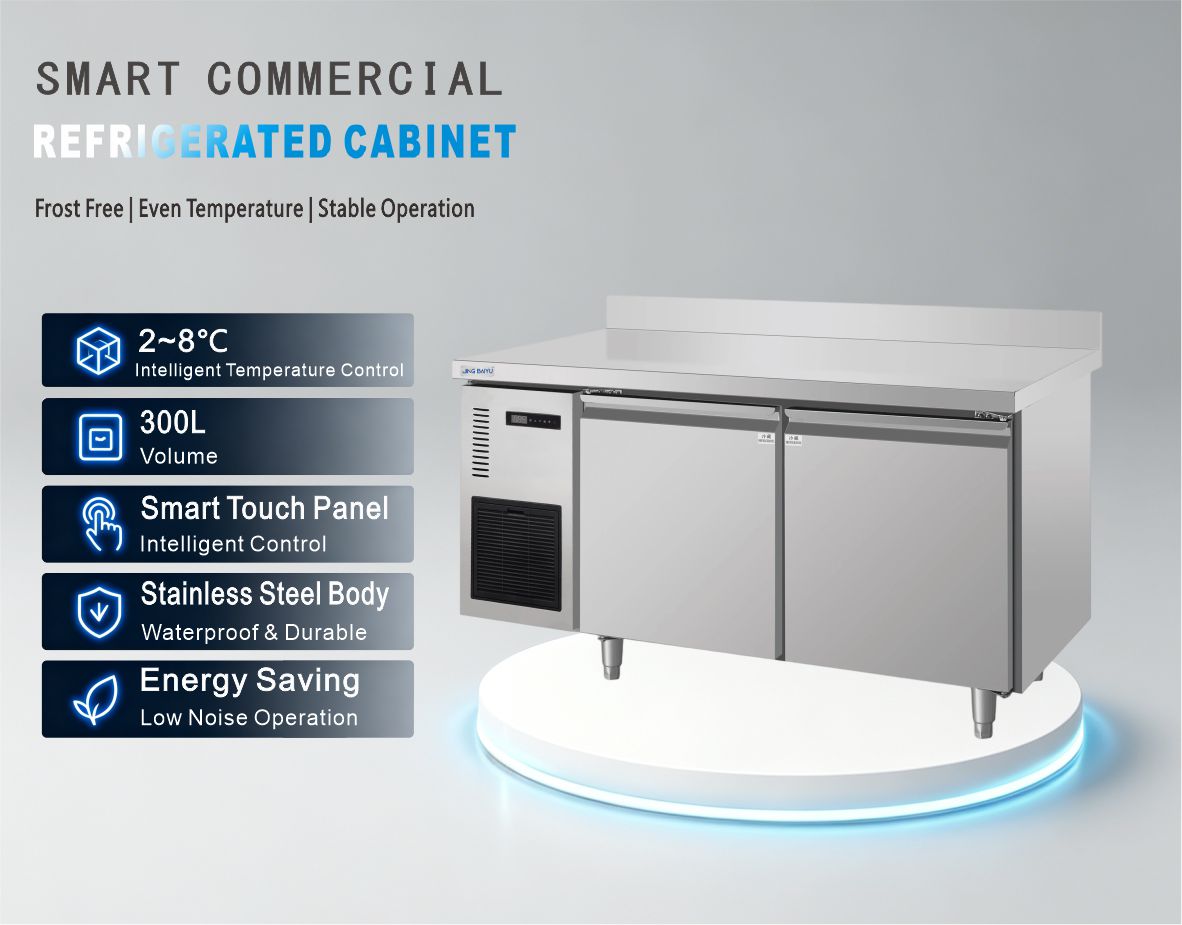TC-15 Air-Cooled Under Counter Refrigerator Worktable 300L