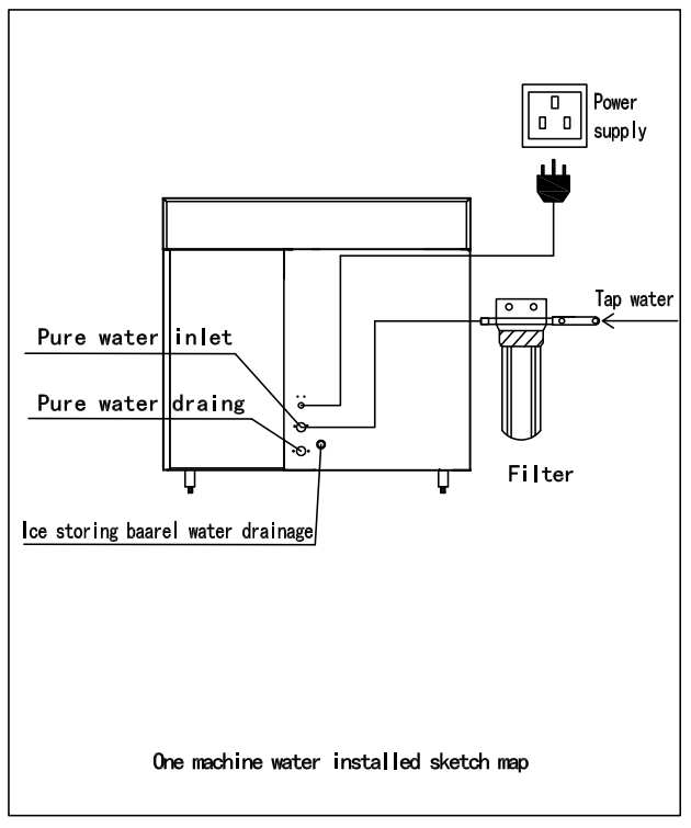 KF-120A(R) Cylinder Ice Maker Desktop 60kg/24h Air-cooling