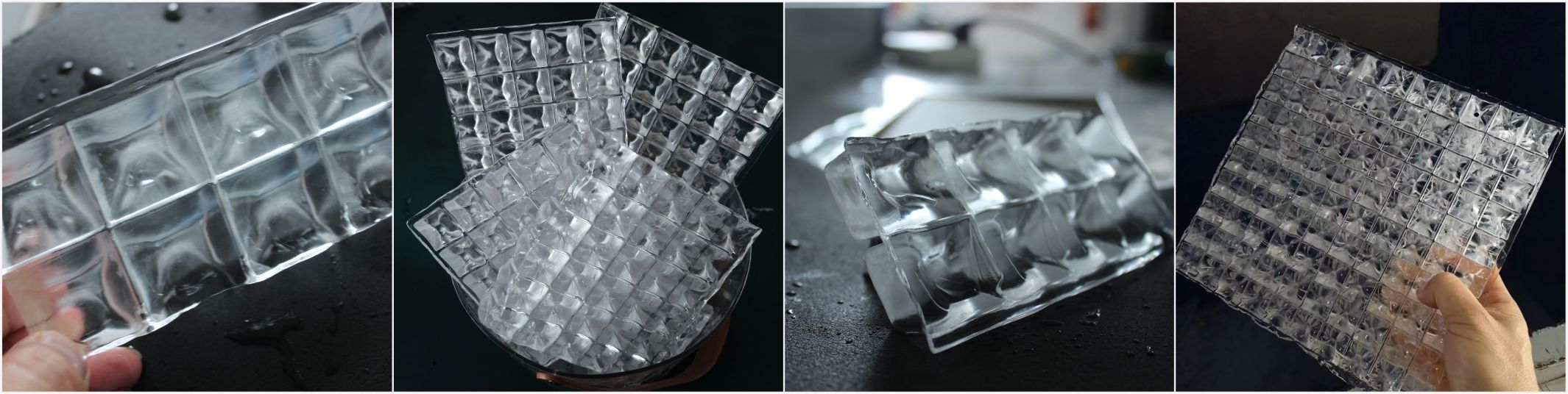 BY-350W(F) Split Type Cube Ice Maker 150kg/24h Water-cooling