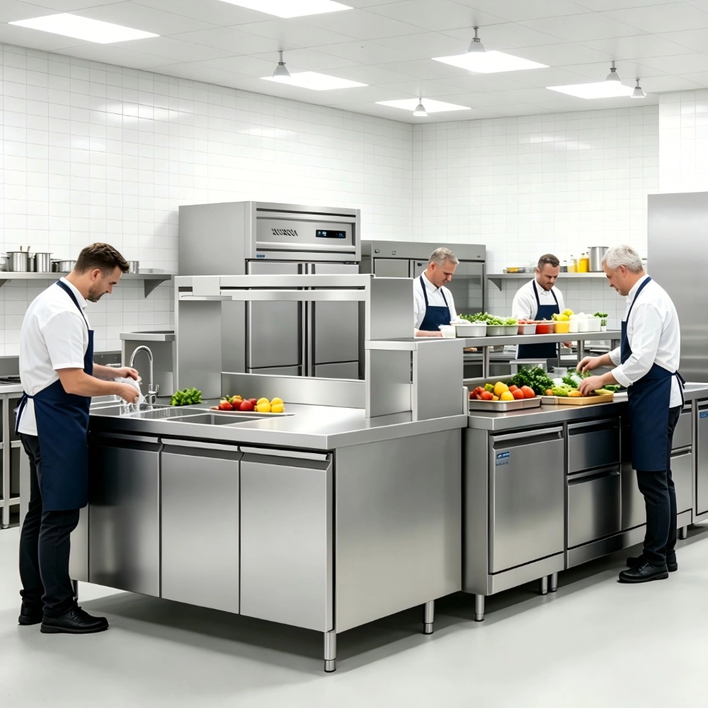 Why Stainless Steel Work Tables Are Essential in Commercial Kitchens