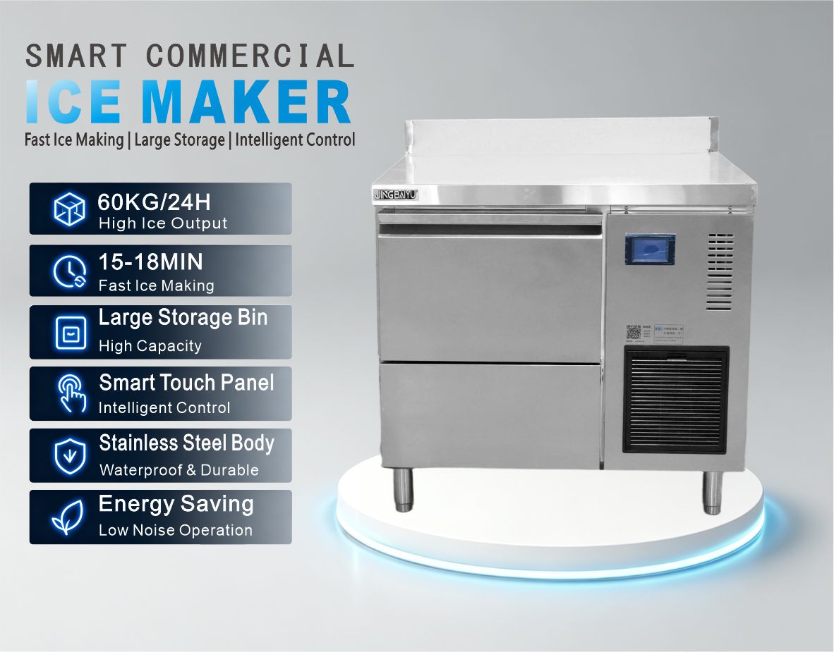 KF-150A(F) Desktop Cube Ice Maker 80kg/24h Air-cooling
