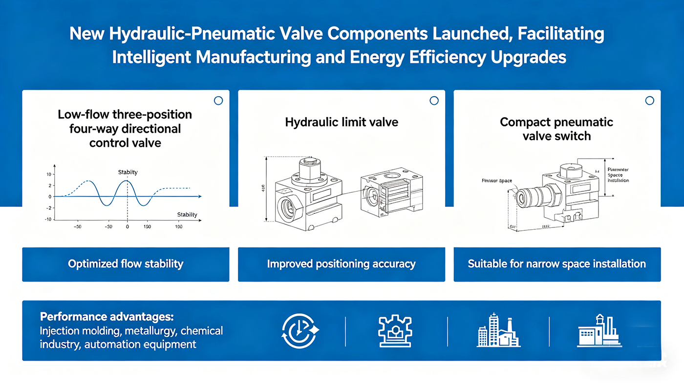 New Hydraulic-Pneumatic Valve Components Launched, Facilitating Intelligent Manufacturing and Energy Efficiency Upgrades.png