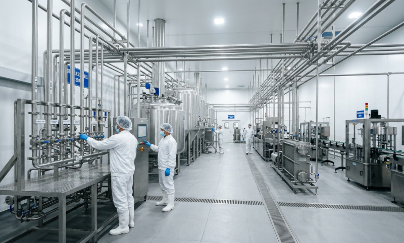 tubo de Aço Inoxidável 304 na Indústria de Processamento de Alimentos: Por Que É o Padrão Setorial para Tubulações Higiênicas