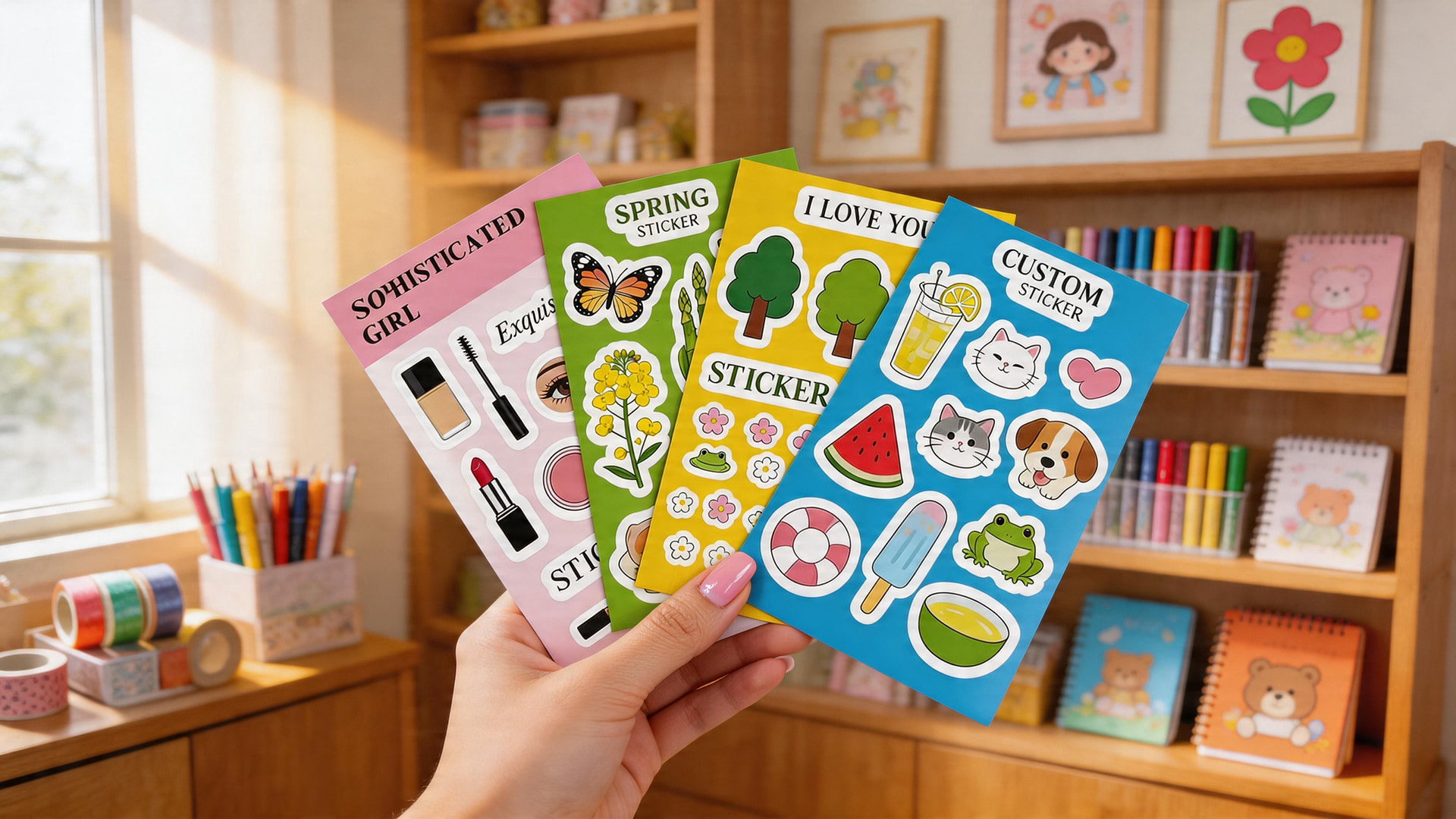 Custom Sticker-Kiss Cut Sticker Sheet
