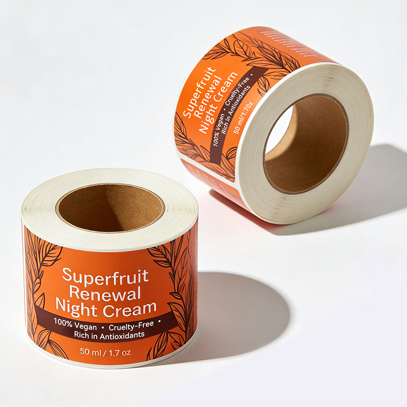 Waterproof Skincare Cream & Lotion Bottle Labels Wholesale