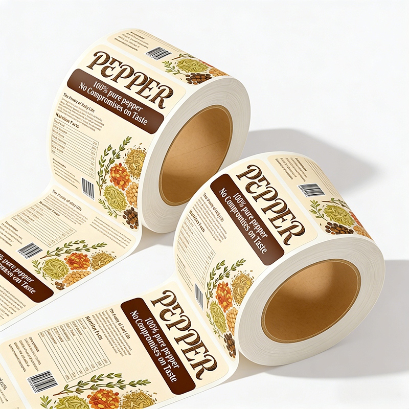 Spice & Seasoning Jar Bottle Labels Manufacturer