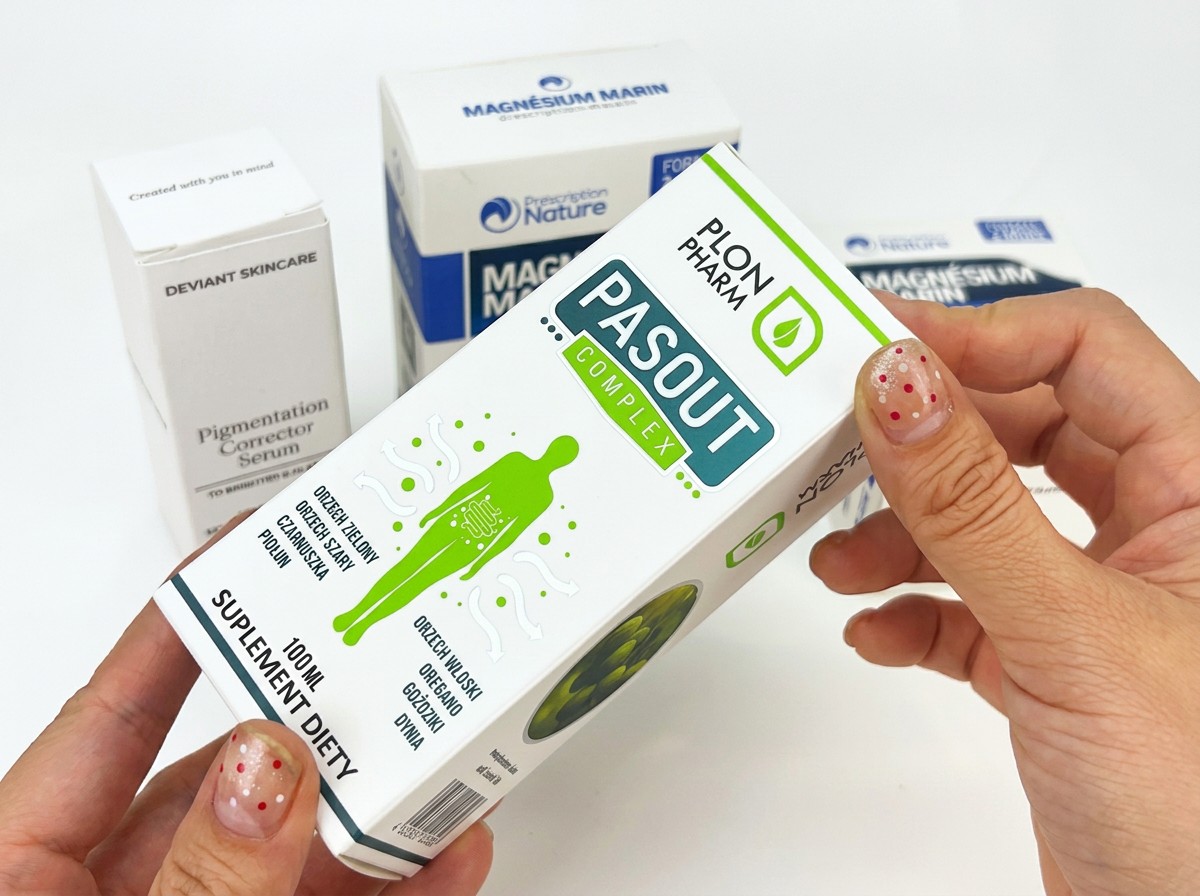 Health Supplement Packaging Box Video