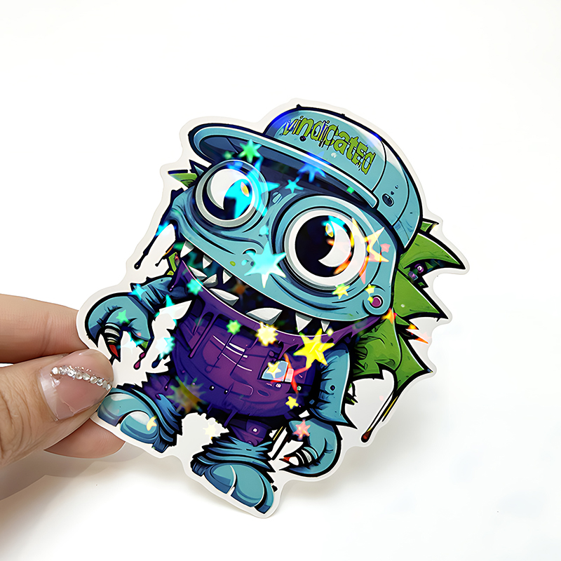 Custom Glitter Waterproof Die-Cut Vinyl Stickers Supplier