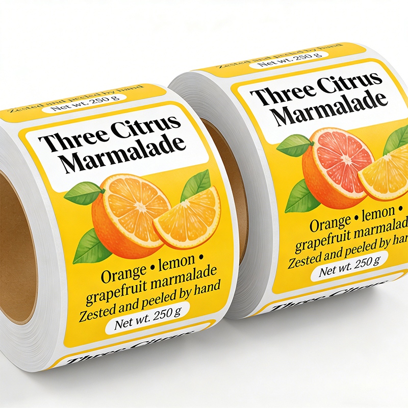Jam Jar Labels for Food Packaging Manufacturer