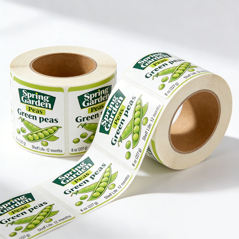 Freezer-Safe Frozen Food Roll Labels Manufacturer