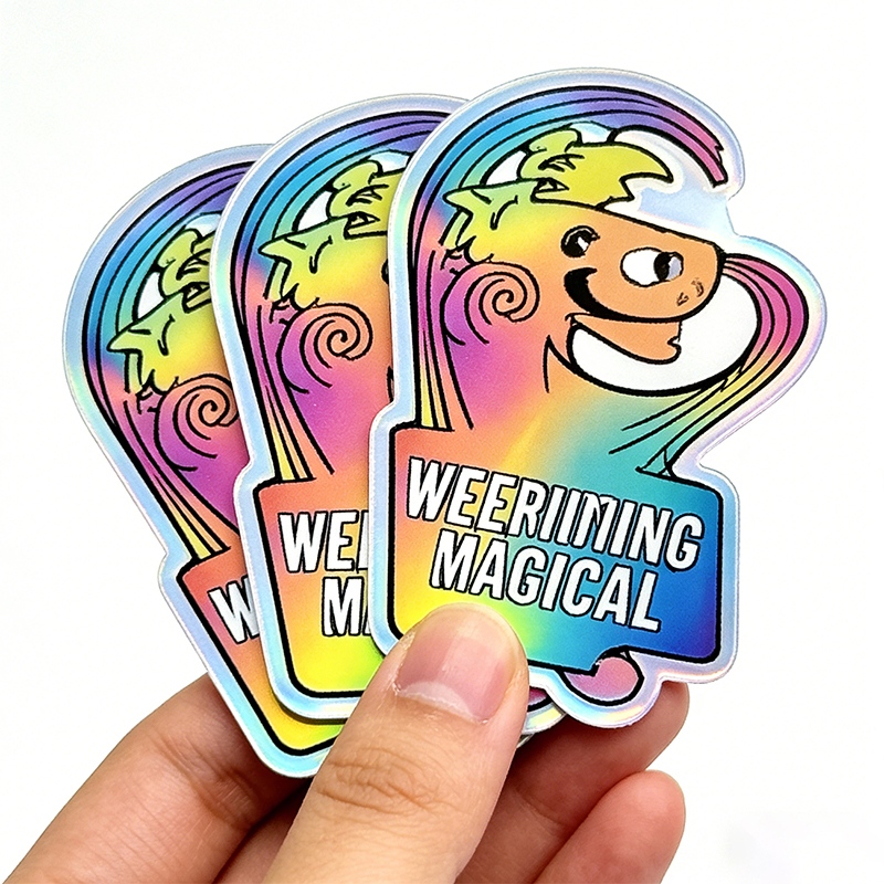 Custom Holographic Laser Vinyl Stickers Wholesale Supplier