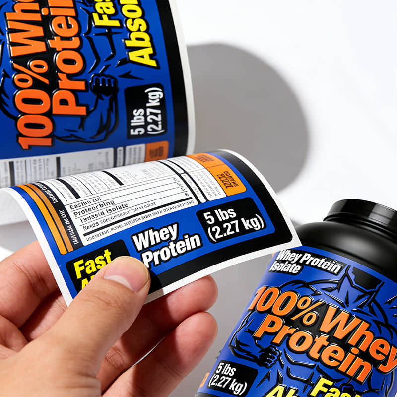 Food-Safe Matte Spot UV Label Stickers Wholesale