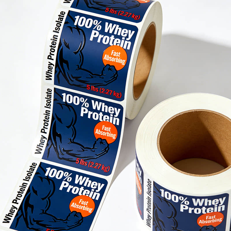 Food-Safe Matte Spot UV Label Stickers Wholesale