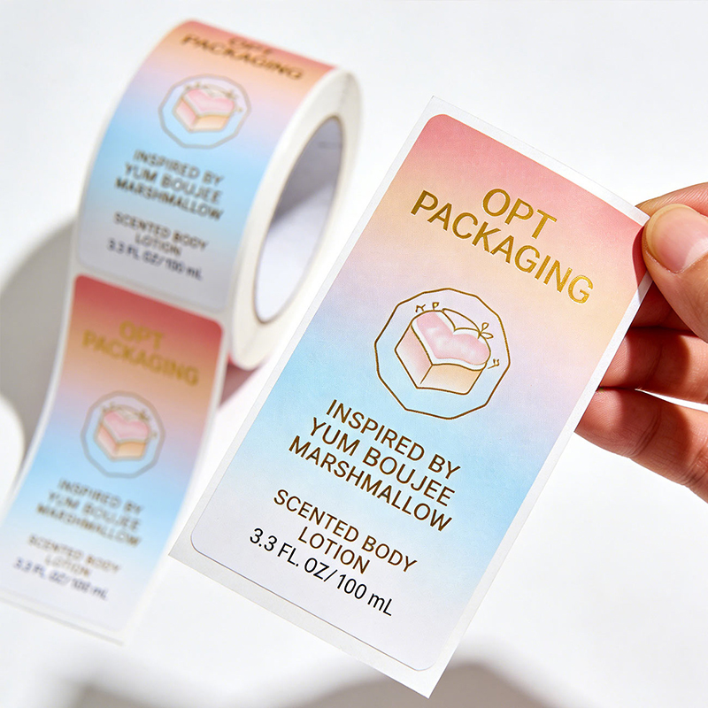 Waterproof Skincare Cream & Lotion Bottle Labels Wholesale
