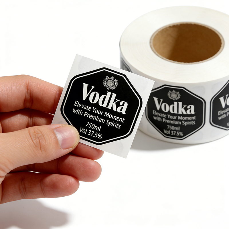 Vinyl Vodka Bottle Labels for Spirits Manufacturer