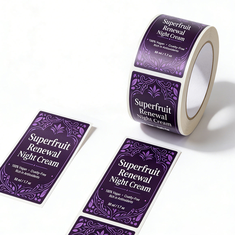 Waterproof Skincare Cream & Lotion Bottle Labels Wholesale