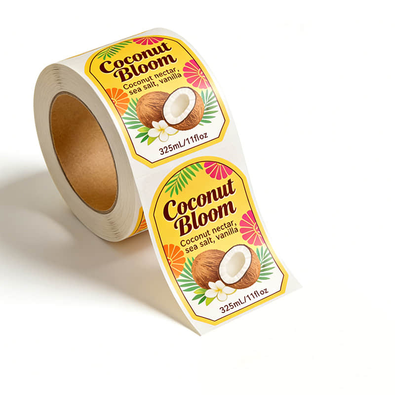 Printed Waterproof Beverage & Juice Bottle Labels Manufacturer