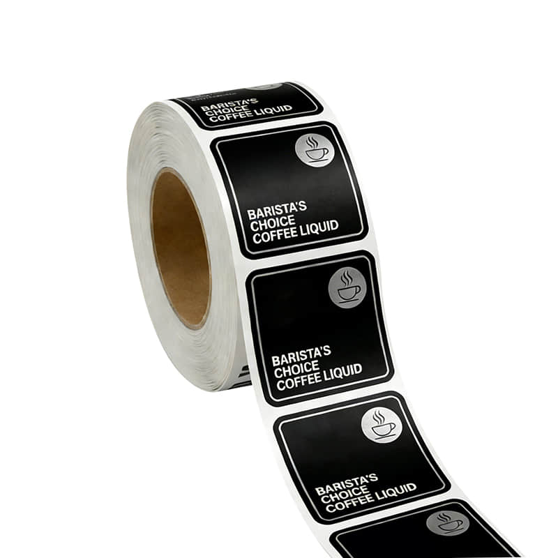Custom Coffee Bag & Jar Roll Labels Printing Supplier