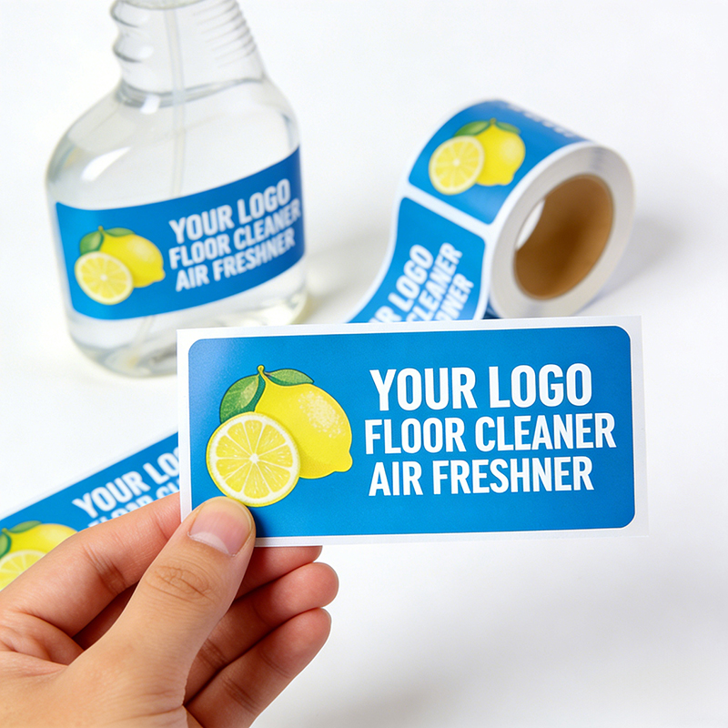 Floor Cleaner Bottle Label Stickers Manufacturer