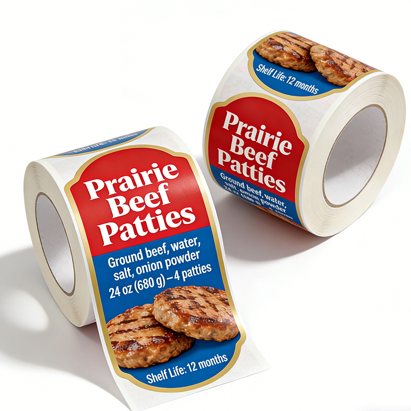 Durable Waterproof Food-Grade Adhesive Labels for Frozen Food