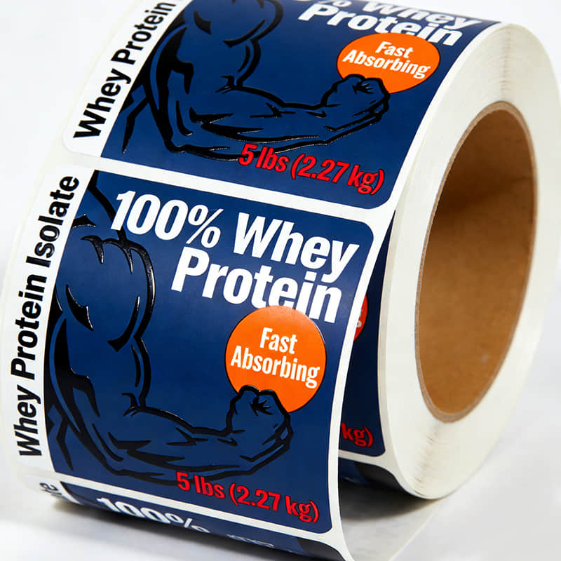 Food-Safe Matte Spot UV Label Stickers Wholesale