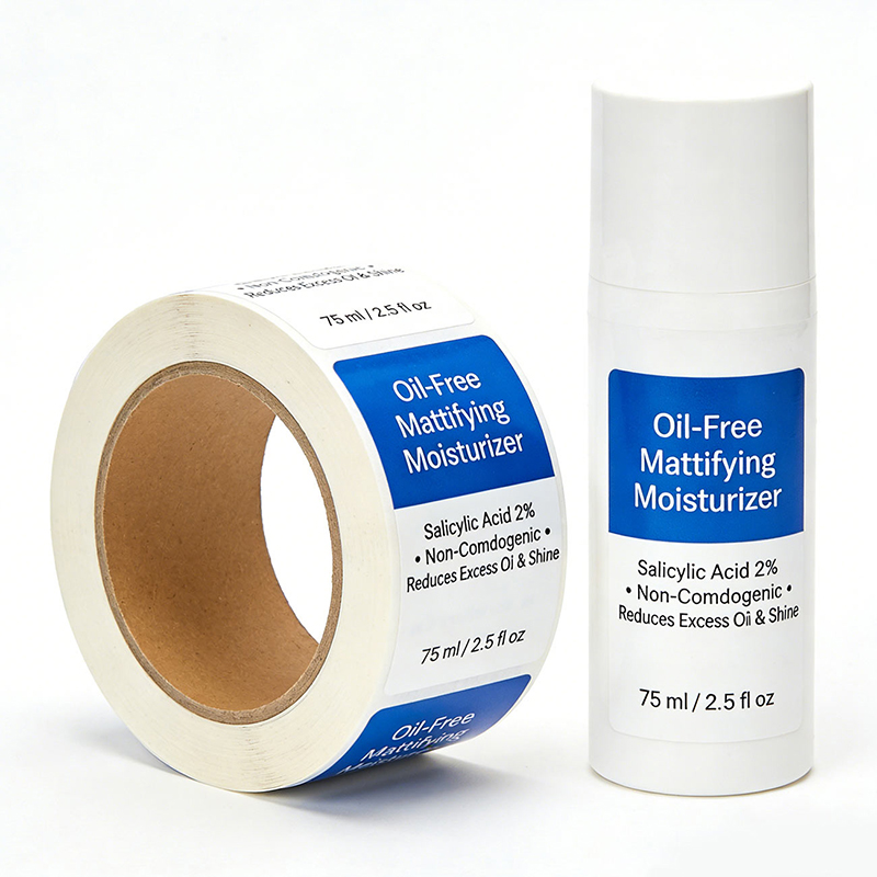 Waterproof Skincare Cream & Lotion Bottle Labels Wholesale
