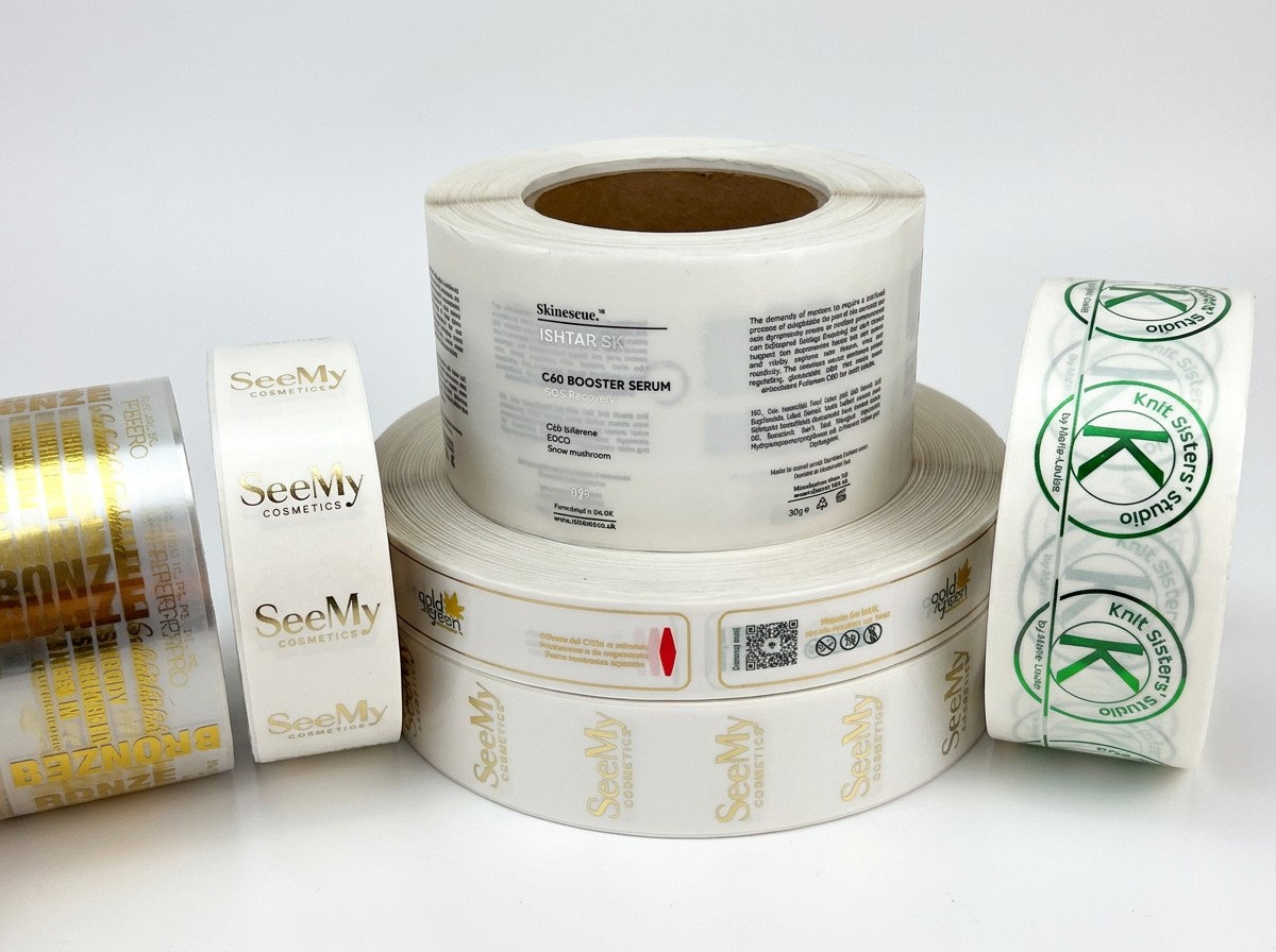 Clear Gold Foil Label Video