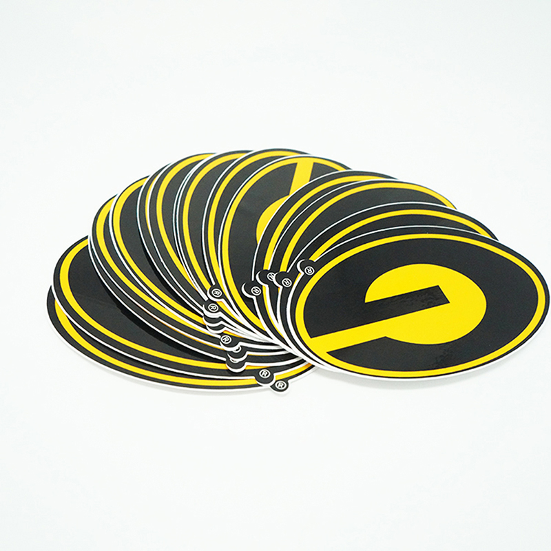 Custom Split-Back Easy Peel Vinyl Stickers Manufacturer