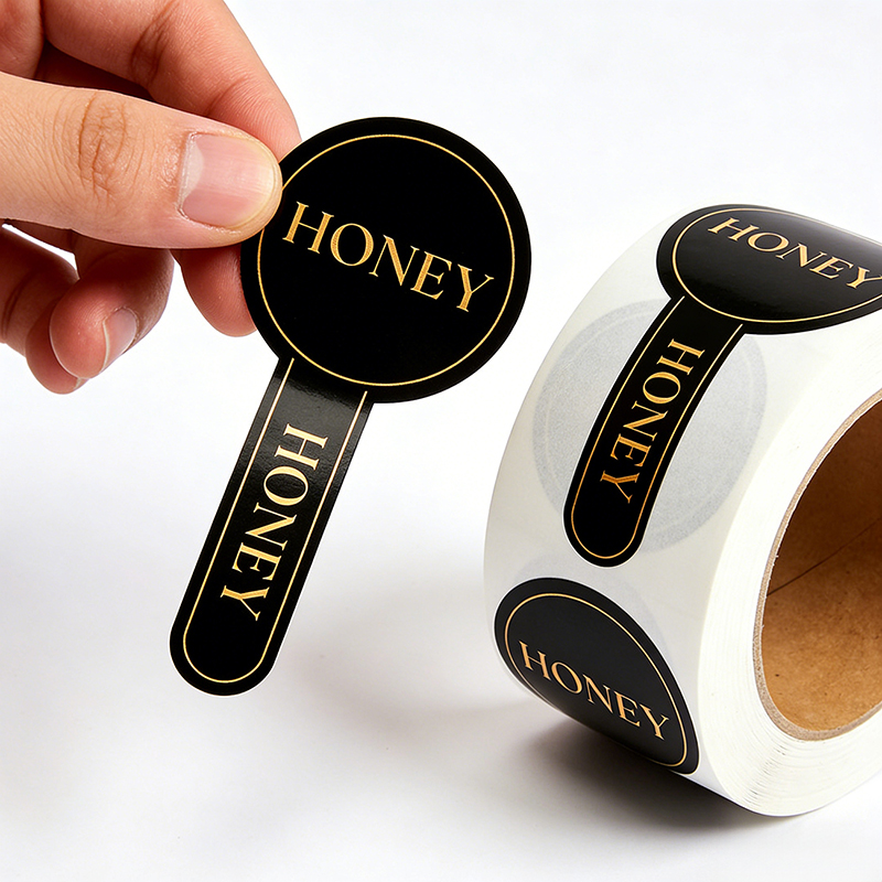 Tamper-Proof Honey Jar Seal Stickers for Glass Lids