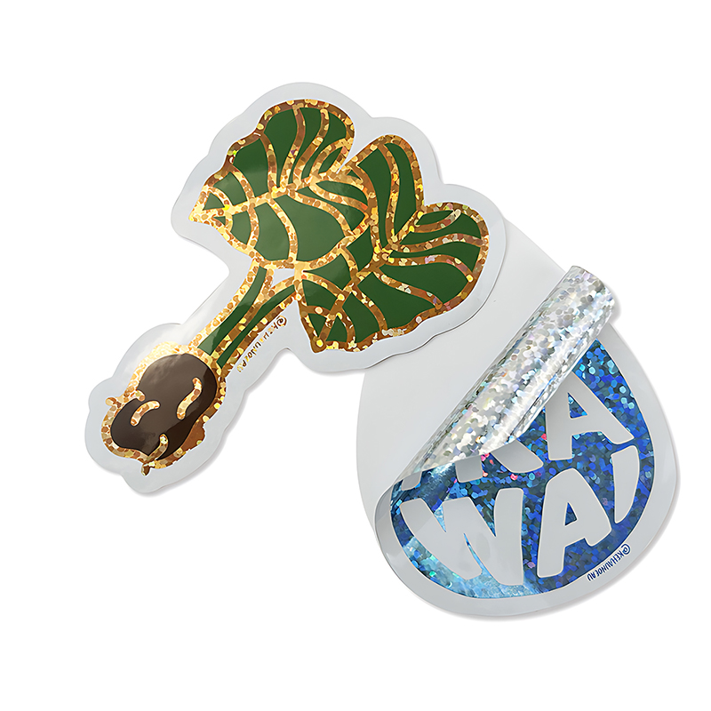 Custom Glitter Waterproof Die-Cut Vinyl Stickers Supplier