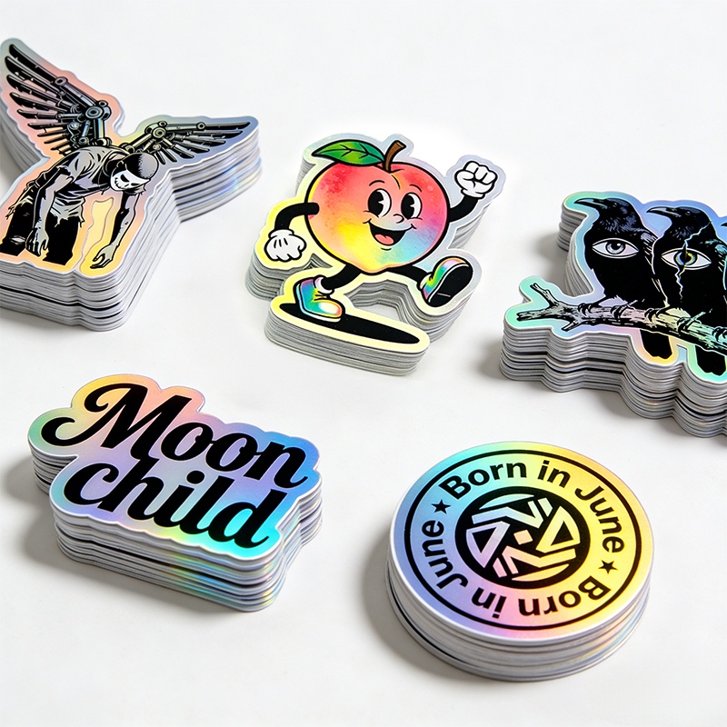 Custom Holographic Laser Vinyl Stickers Wholesale Supplier