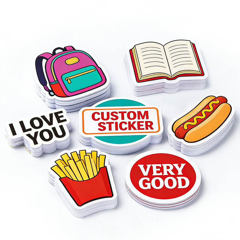 Custom Waterproof Logo Die-Cut Vinyl Stickers Manufacturer