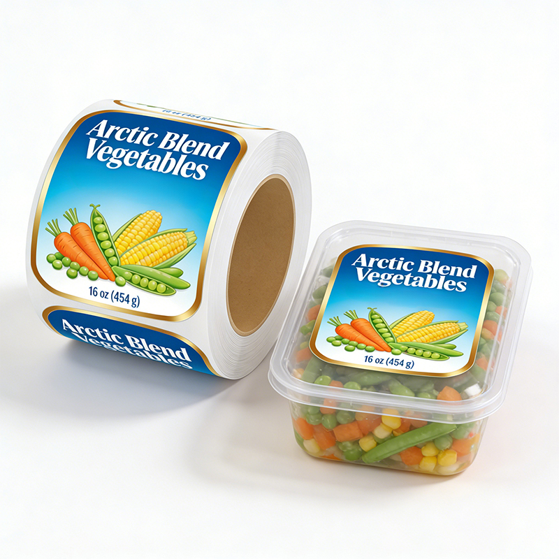 Durable Waterproof Food-Grade Adhesive Labels for Frozen Food