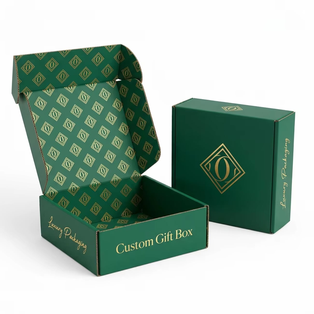 Boîte d’expédition en carton ondulé avec impression couleur personnalisée | Emballage e-commerce et boîte-cadeau pour déballage de marque